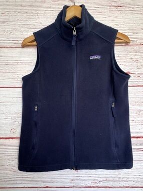 Patagonia Men's Classic Synchilla Vest in Navy Blue Sz S